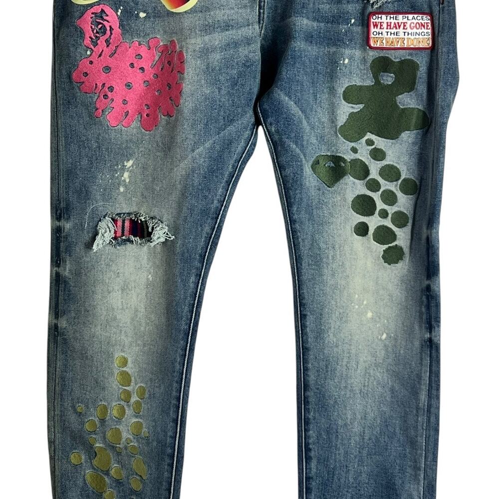 Billionaire Boys Club Moonrocks Slim Fit Jeans Men Size 38 - Picture 6 of 13